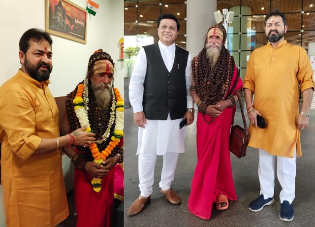 ಶ್ರೀ ಕಾಳಿದಾಸ್ ಮಹಾರಾಜ್ ಶ್ರೀ ಶಿವಶಕ್ತಿ ಬಾಬಾ ಮುಂಬಯಿ ಭೇಟಿ